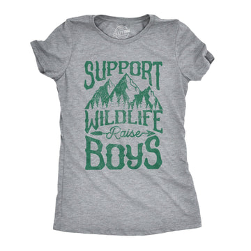 Support Wildlife Raise Boys Women's T Shirt