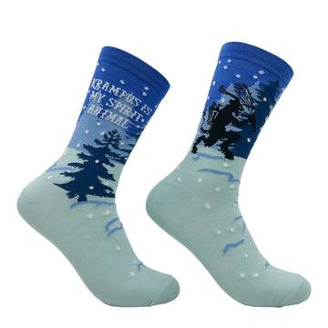 Women's Krampus Is My Spirit Animal Socks