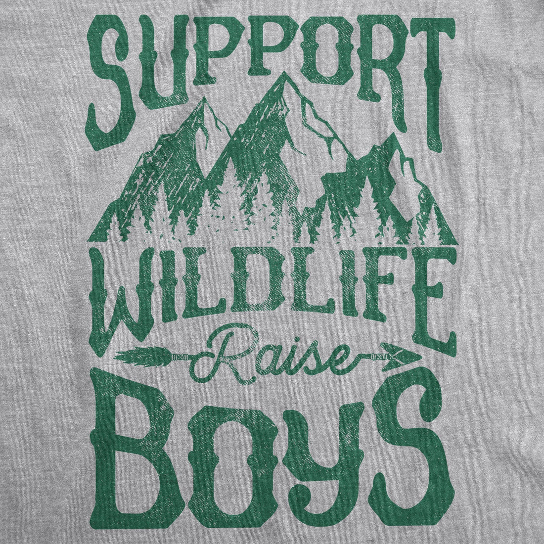 Support Wildlife Raise Boys Women's T Shirt