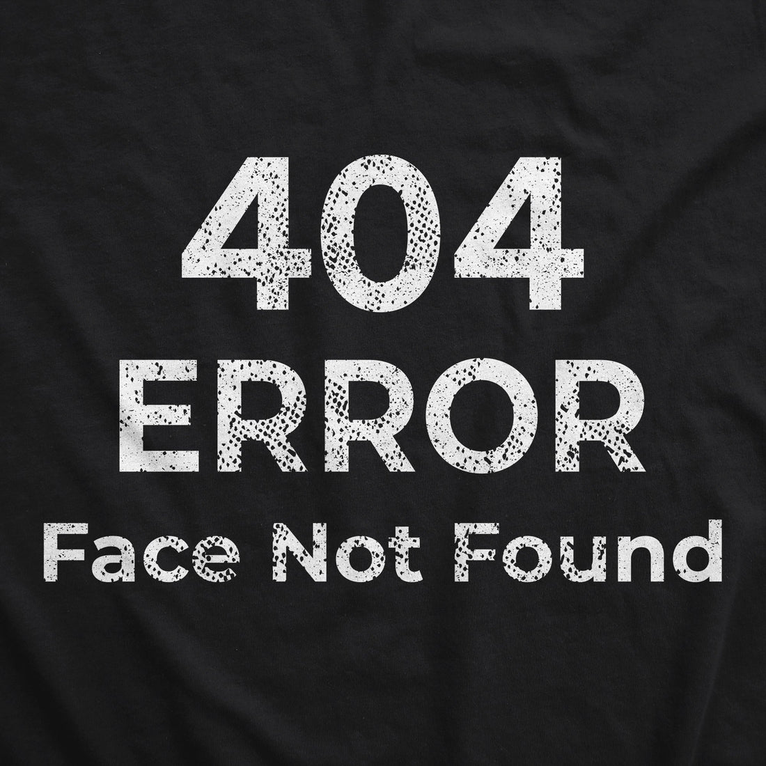 404 Error Face Not Found Face Mask Mask