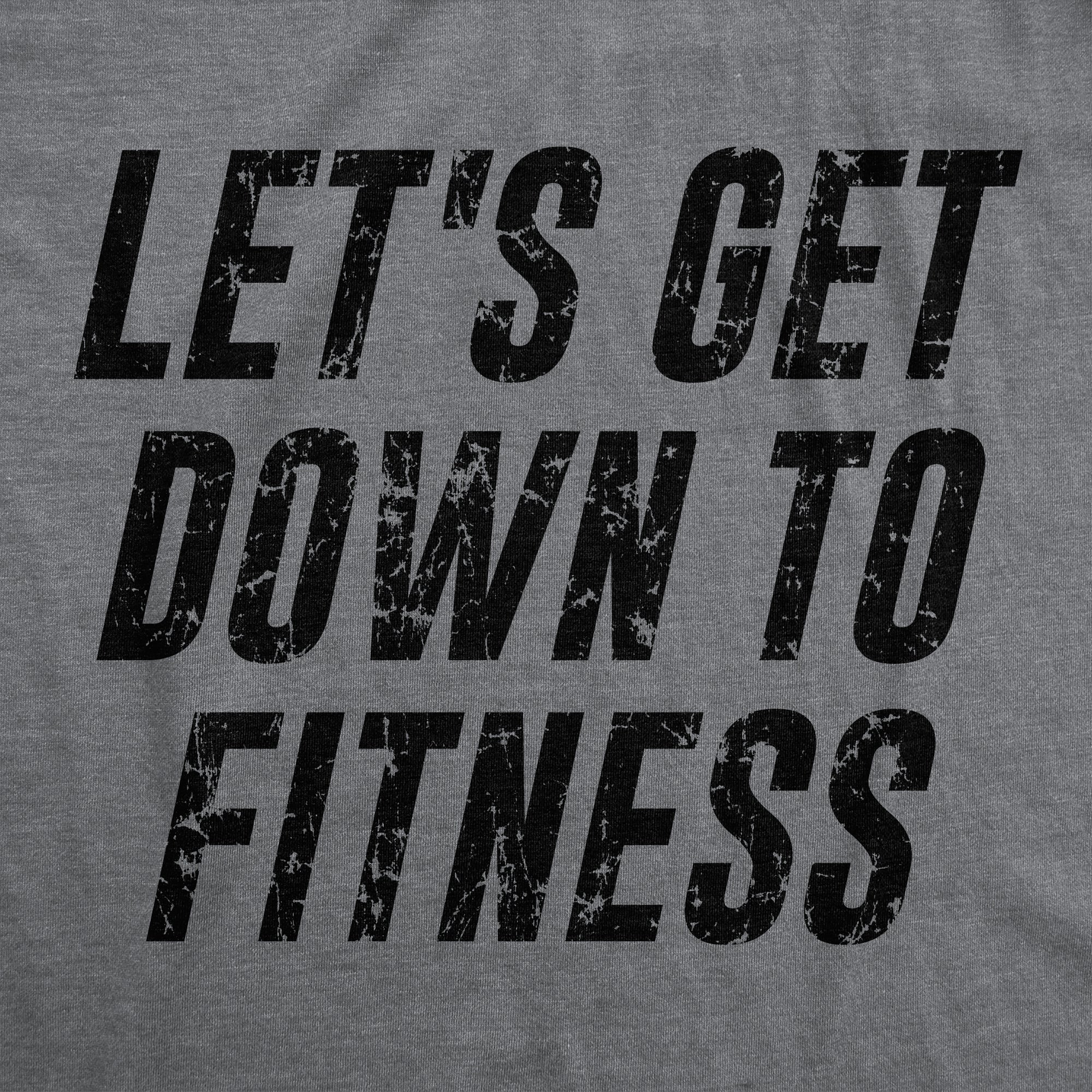 Let's Get Down To Fitness Women's Tank Top