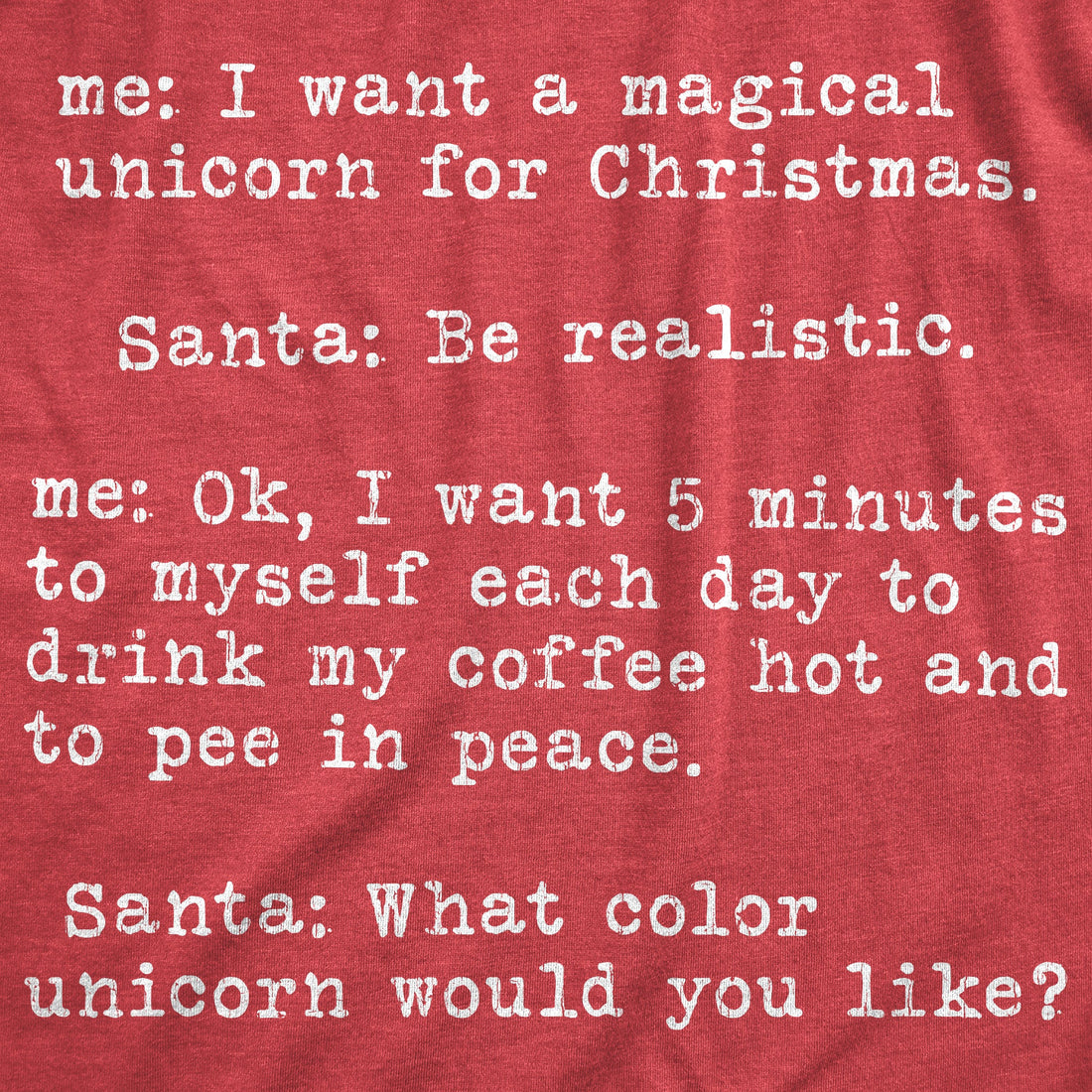 Magical Unicorn For Christmas Women's T Shirt