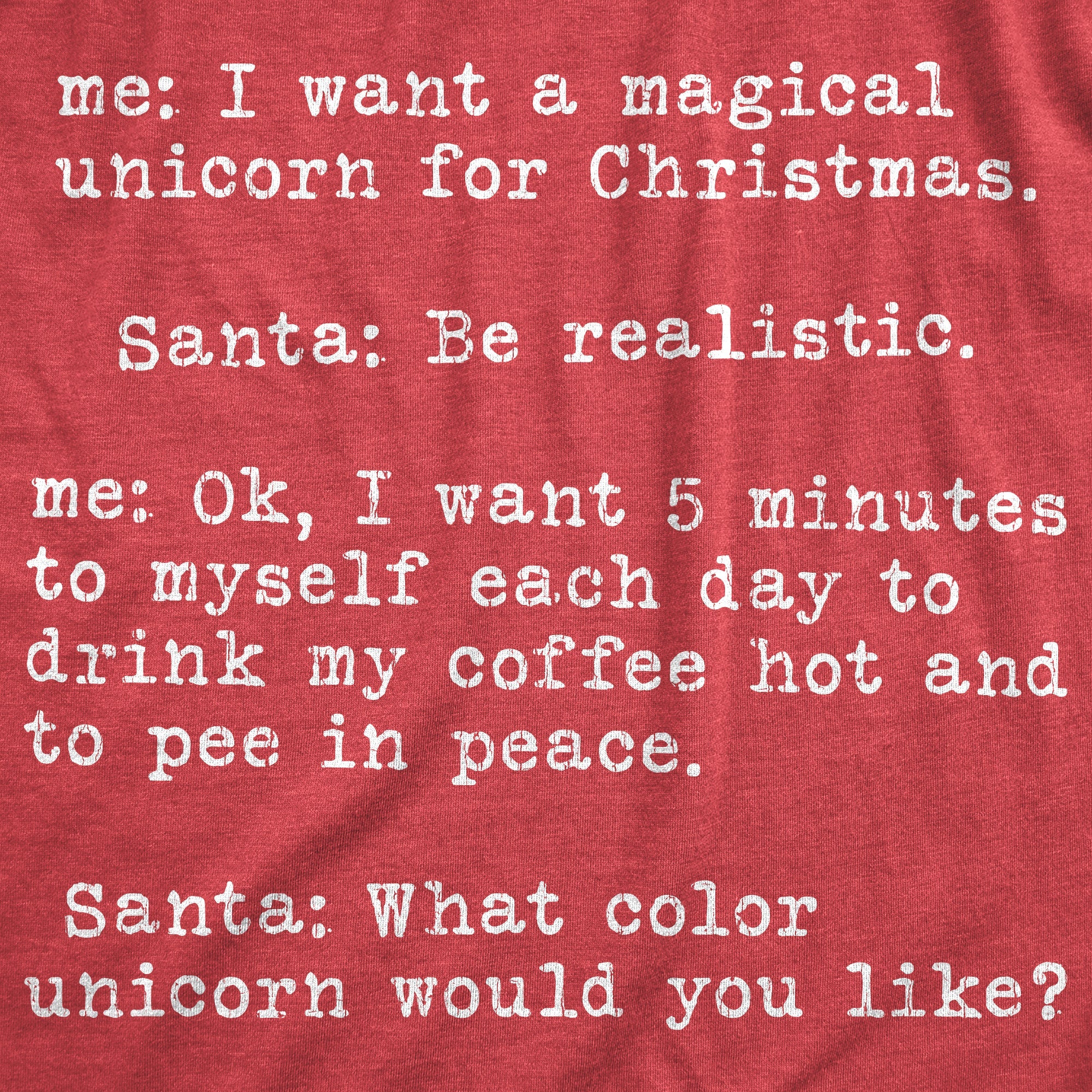 Magical Unicorn For Christmas Women's T Shirt