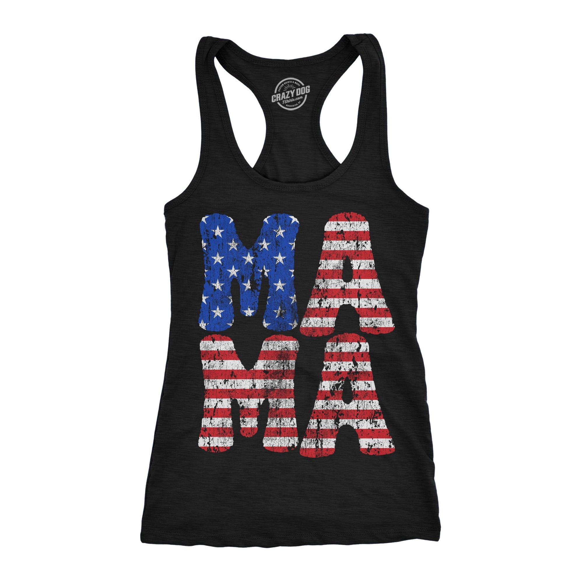 Mama Stars And Stripes Women's Tank Top